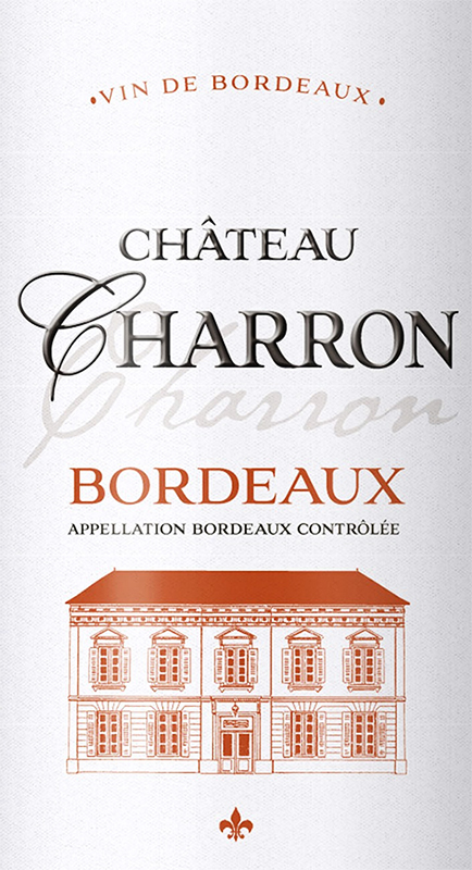 AOP Bordeaux Etiquette - Château Charron - French Bistrot